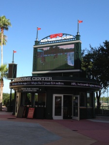 The Welcome Center at ESPN Wide World of Sports integrates the athletic experience and the Disney experience for participants and families.